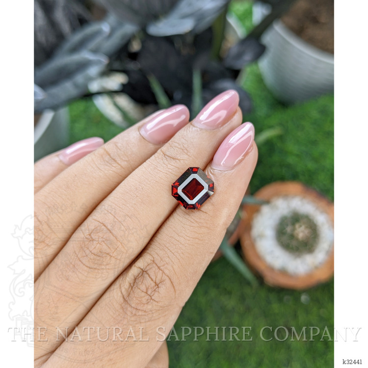 4.35 Ct. Red Garnet from Ceylon (Sri Lanka)