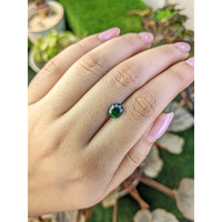 1.37 Ct. Tsavorite Garnet from Madagascar Life Style