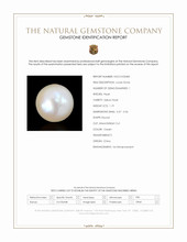1.19 Ct. Cream Edison Pearl from China Scan Report