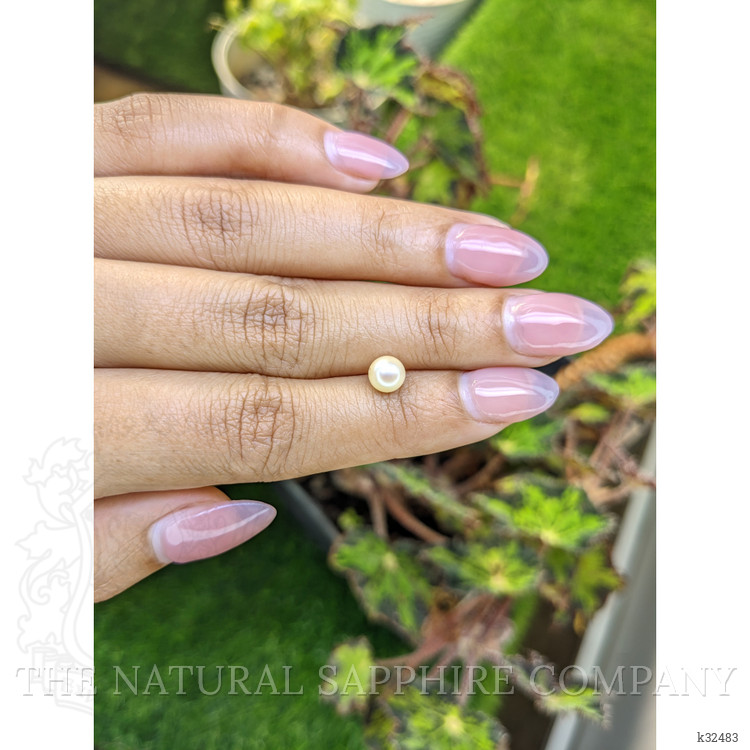 1.29 Ct. Cream Edison Pearl from China
