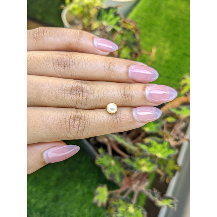 1.29 Ct. Cream Edison Pearl from China