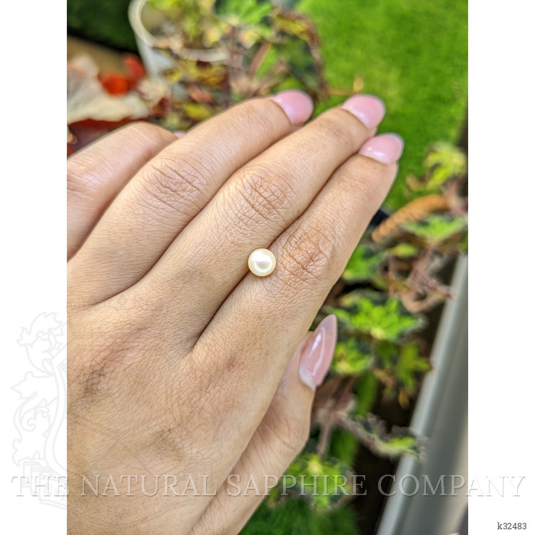 1.29 Ct. Cream Edison Pearl from China