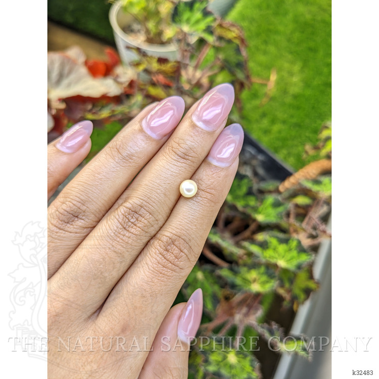 1.29 Ct. Cream Edison Pearl from China