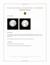 1.16 Ct. Cream Edison Pearl from China Appraisal
