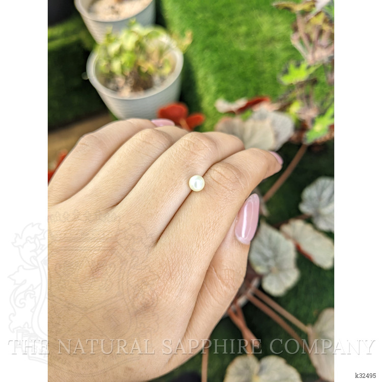 1.10 Ct. Cream with Silver Overtone Akoya Pearl from China