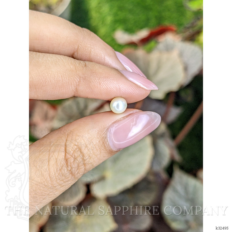 1.10 Ct. Cream with Silver Overtone Akoya Pearl from China