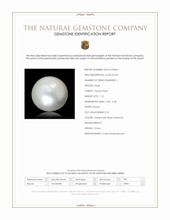 1.15 Ct. Cream with Silver Overtone Akoya Pearl from China Scan Report