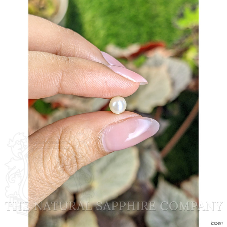 1.16 Ct. Cream with Silver Overtone Akoya Pearl from China