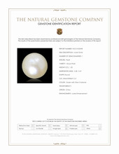 1.20 Ct. Cream with Silver Overtone Akoya Pearl from China Scan Report