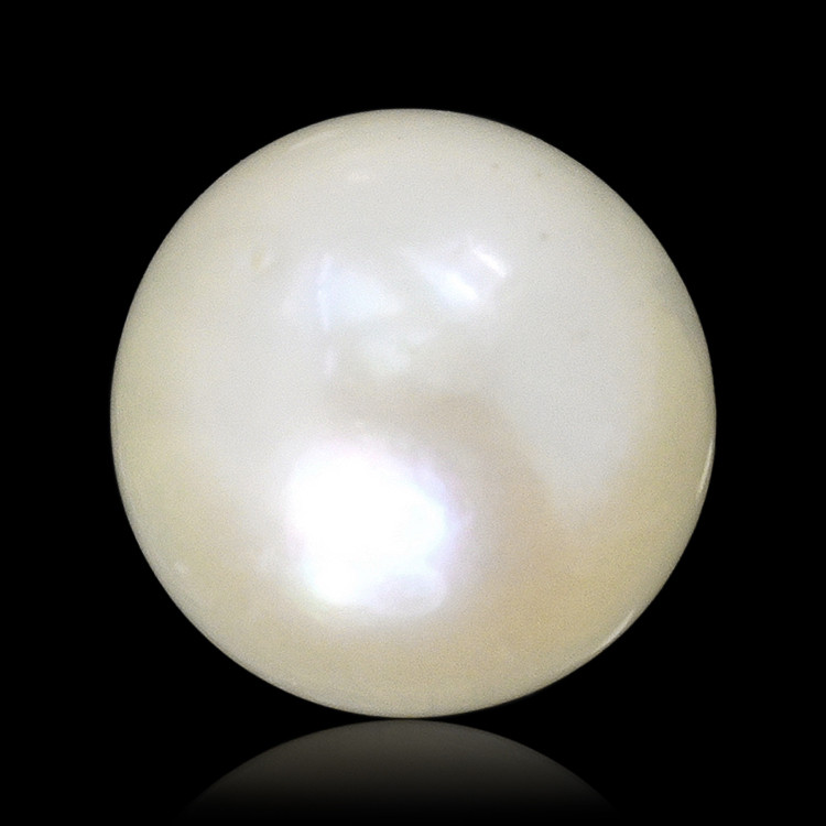 1.20 Ct. Cream with Silver Overtone Akoya Pearl from China
