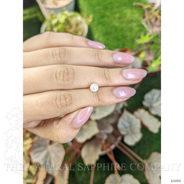 1.24 Ct. Cream with Silver Overtone Akoya Pearl from China