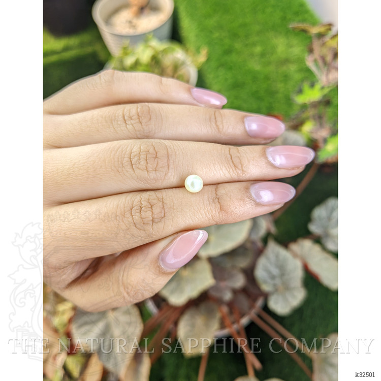 1.32 Ct. Cream with Silver Overtone Akoya Pearl from China