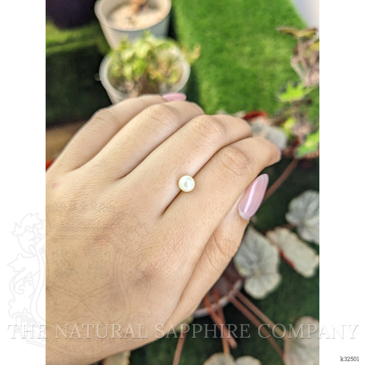 1.32 Ct. Cream with Silver Overtone Akoya Pearl from China