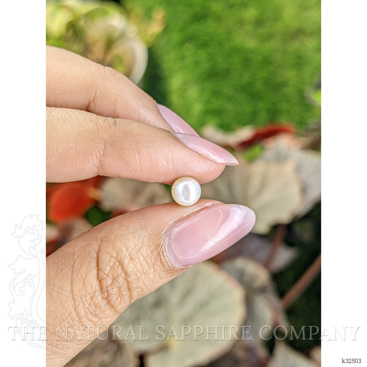 1.33 Ct. Cream with Silver Overtone Akoya Pearl from China