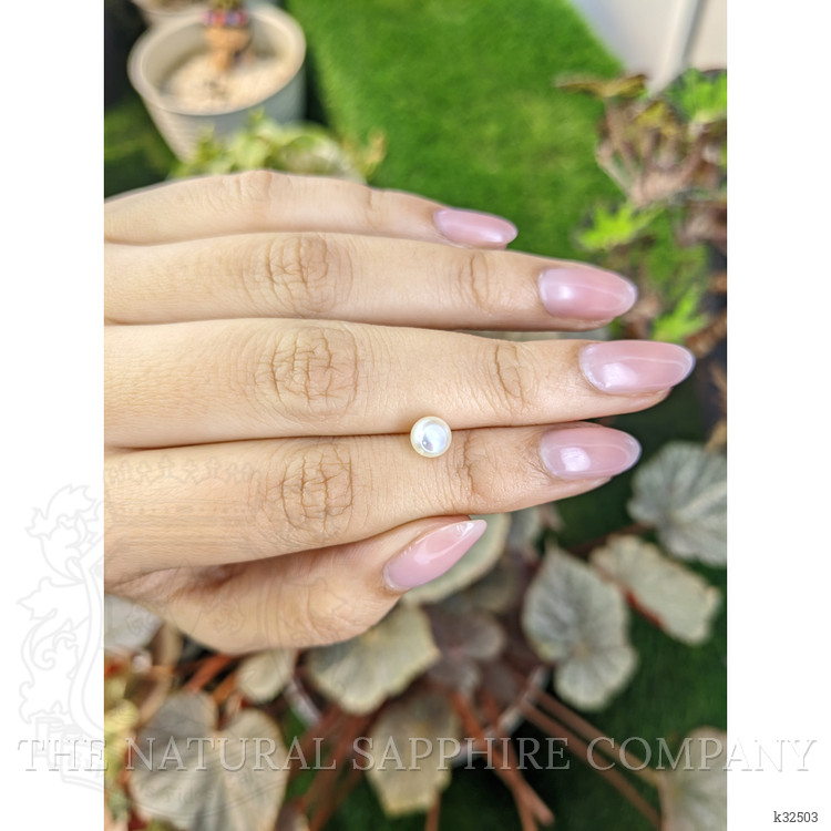 1.33 Ct. Cream with Silver Overtone Akoya Pearl from China
