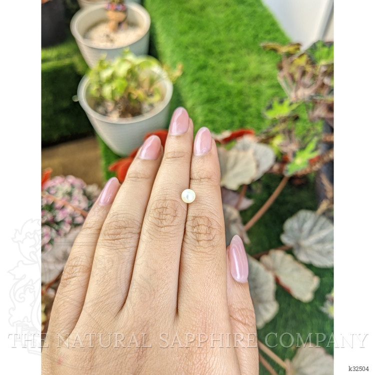 1.20 Ct. Cream with Silver Overtone Akoya Pearl from China