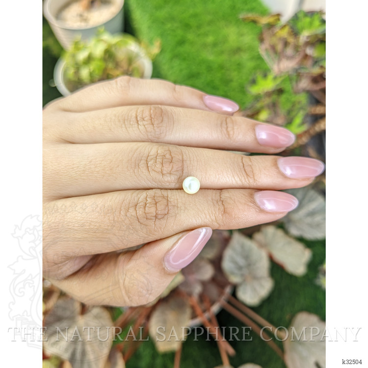 1.20 Ct. Cream with Silver Overtone Akoya Pearl from China