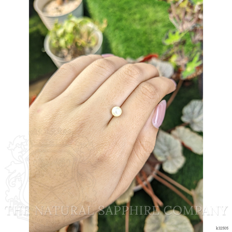 1.34 Ct. Cream with Silver Overtone Akoya Pearl from China