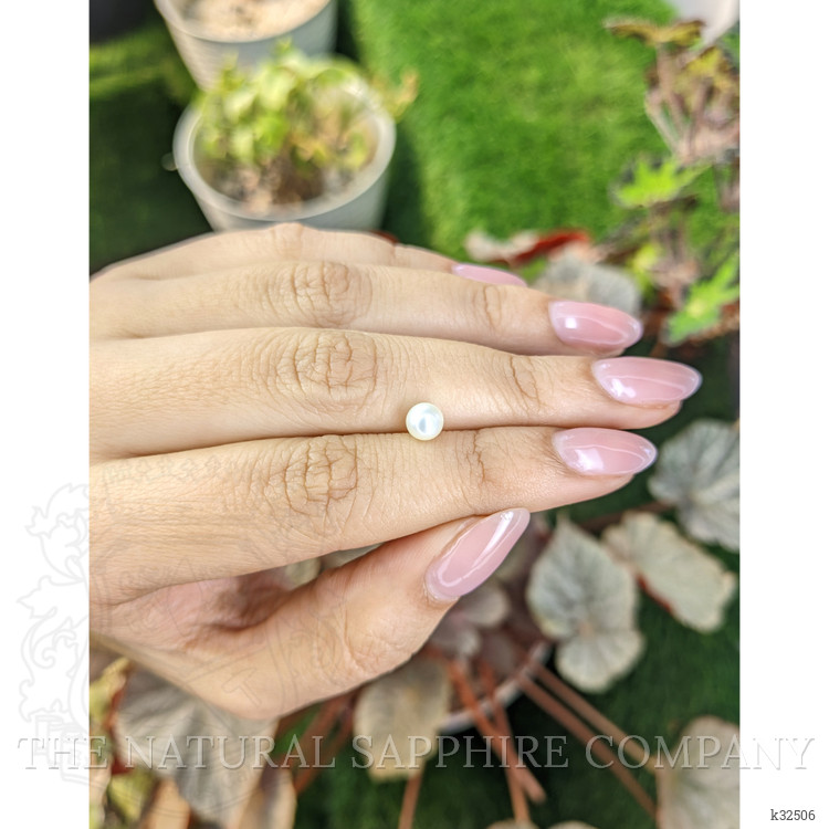 1.07 Ct. Cream with Silver Overtone Akoya Pearl from China