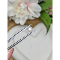 1.28 Ct. Cream with Silver Overtone Akoya Pearl from China Life Style