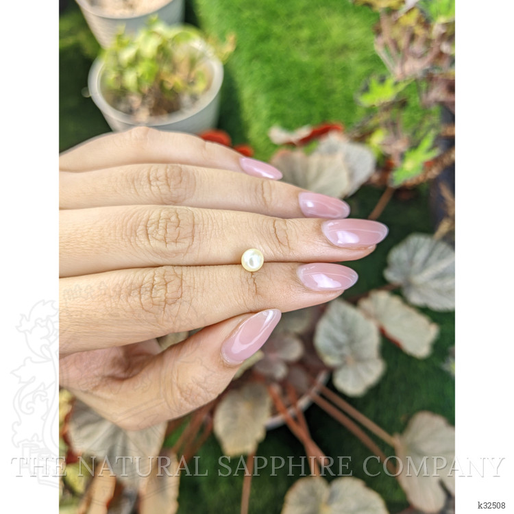 1.18 Ct. Cream with Silver Overtone Akoya Pearl from China