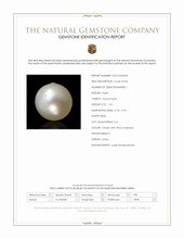 1.24 Ct. Cream with Silver Overtone Akoya Pearl from China Scan Report