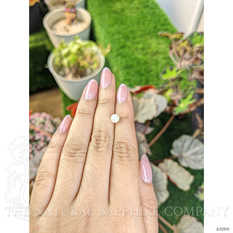 1.24 Ct. Cream with Silver Overtone Akoya Pearl from China