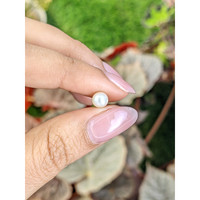 1.24 Ct. Cream with Silver Overtone Akoya Pearl from China Life Style