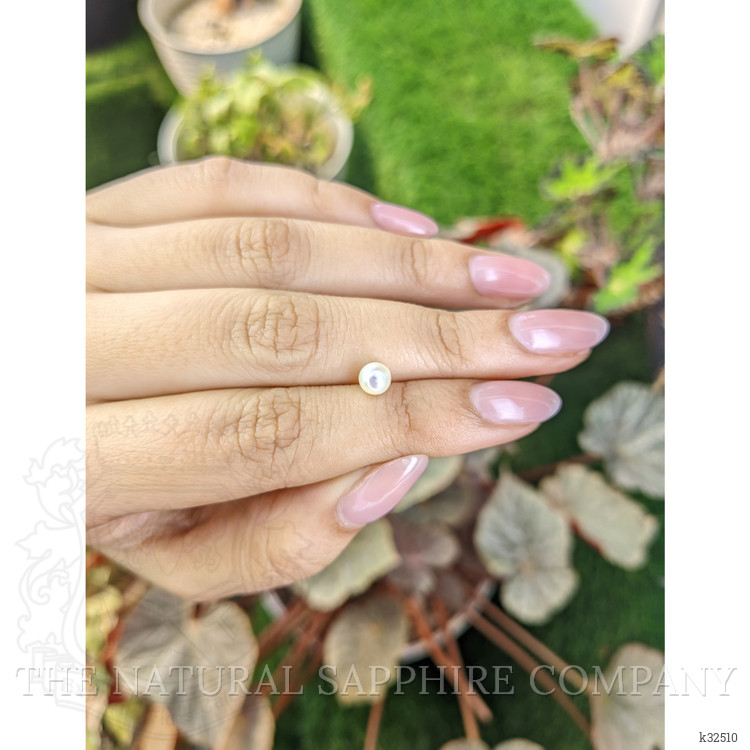 1.07 Ct. Cream with Silver Overtone Akoya Pearl from China