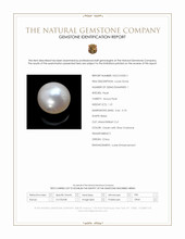 1.31 Ct. Cream with Silver Overtone Akoya Pearl from China Scan Report