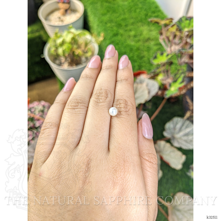 1.31 Ct. Cream with Silver Overtone Akoya Pearl from China