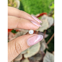 1.31 Ct. Cream with Silver Overtone Akoya Pearl from China Life Style