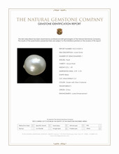 1.39 Ct. Cream with Silver Overtone Akoya Pearl from China Scan Report