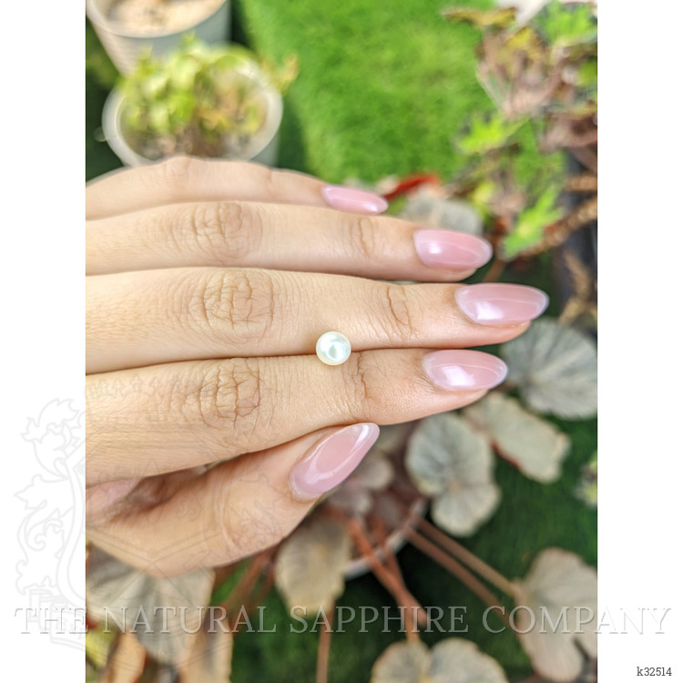 1.39 Ct. Cream with Silver Overtone Akoya Pearl from China