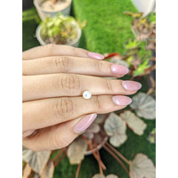 1.22 Ct. Cream with Silver Overtone Akoya Pearl from China Life Style