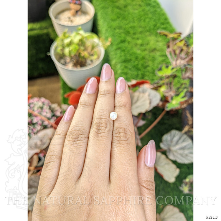 1.22 Ct. Cream with Silver Overtone Akoya Pearl from China