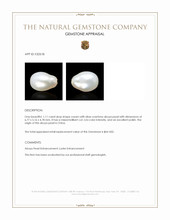 1.11 Ct. Cream with Silver Overtone Akoya Pearl from China Appraisal