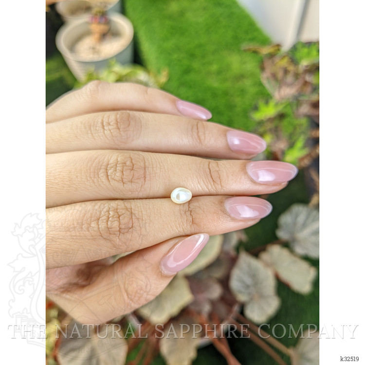1.09 Ct. Cream with Silver Overtone Akoya Pearl from China