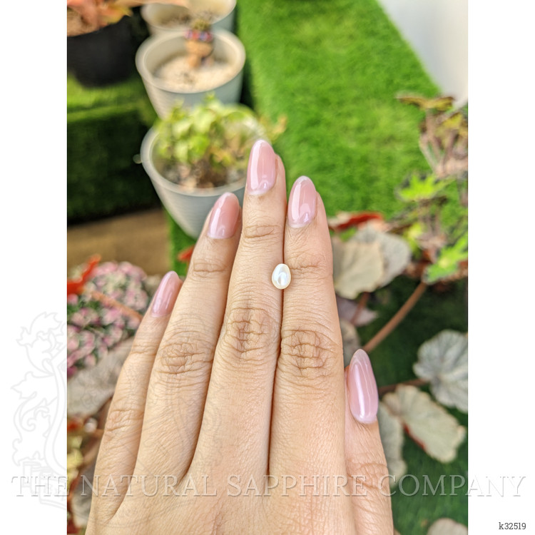 1.09 Ct. Cream with Silver Overtone Akoya Pearl from China