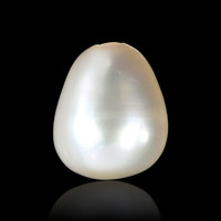 0.90 Ct. Cream with Silver Overtone Akoya Pearl from China Image