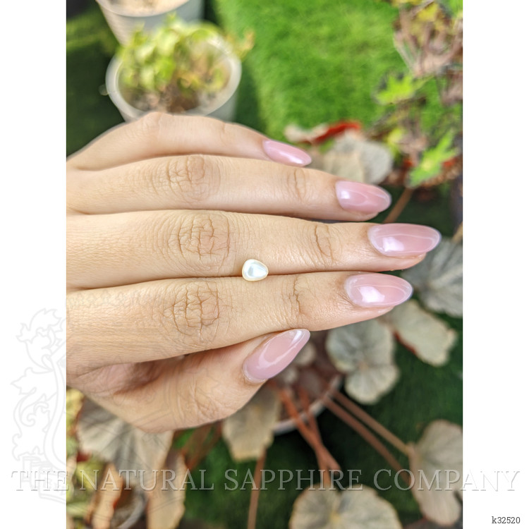 0.90 Ct. Cream with Silver Overtone Akoya Pearl from China