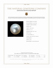 1.42 Ct. Cream with Silver Overtone Akoya Pearl from China Scan Report