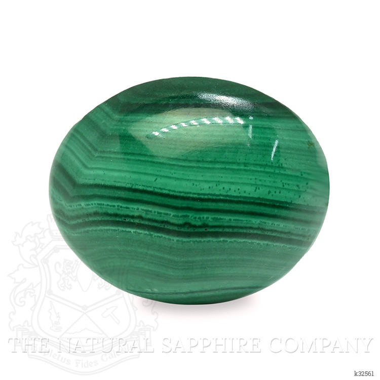 4.73 Ct. Cabochon Malachite from Russia