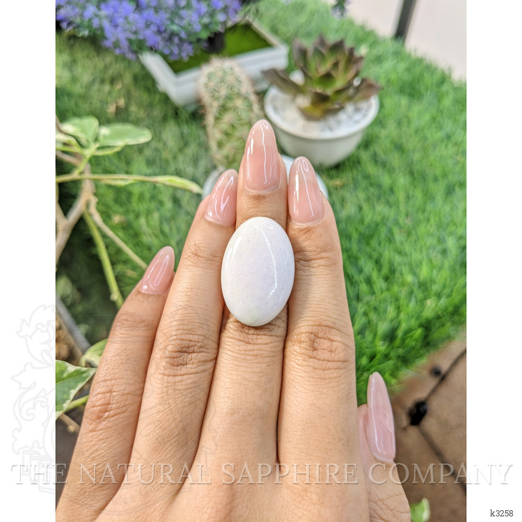 27.86 Ct. Cabochon White Opal from Australia