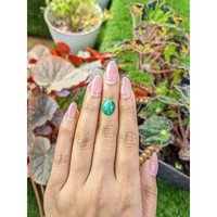 4.84 Ct. Cabochon Malachite from Russia Life Style