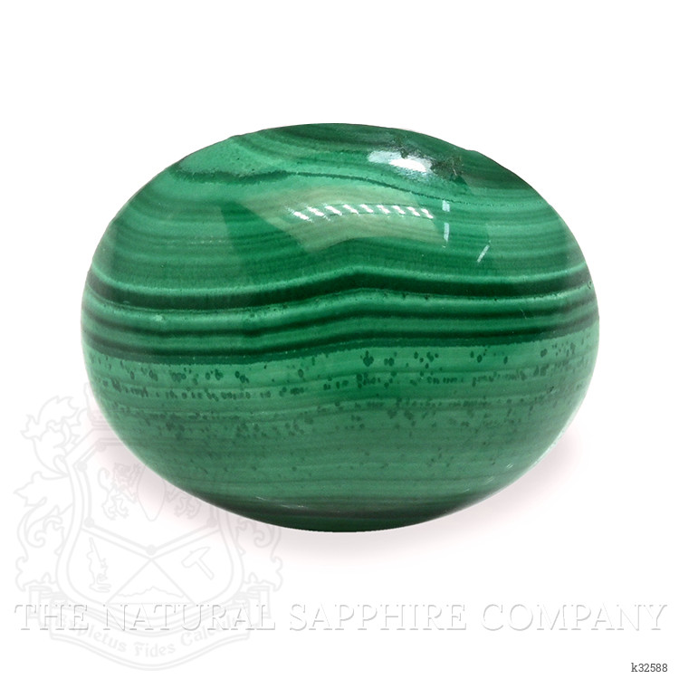5.14 Ct. Cabochon Malachite from Russia