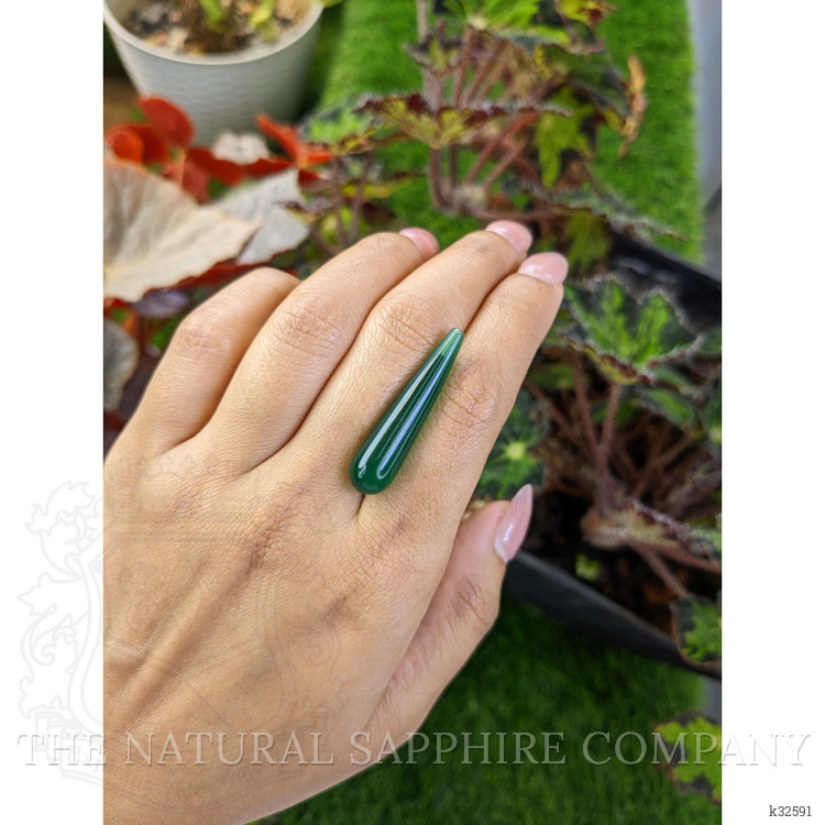 14.30 Ct. Green Jade from China