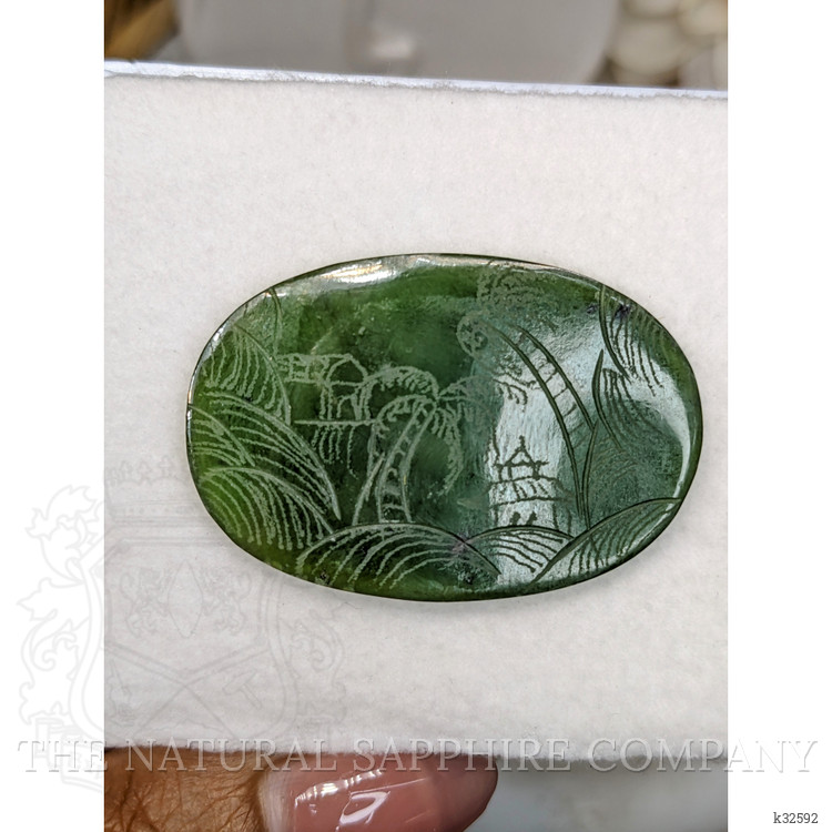 36.81 Ct. Green Jade from Burma (Myanmar)