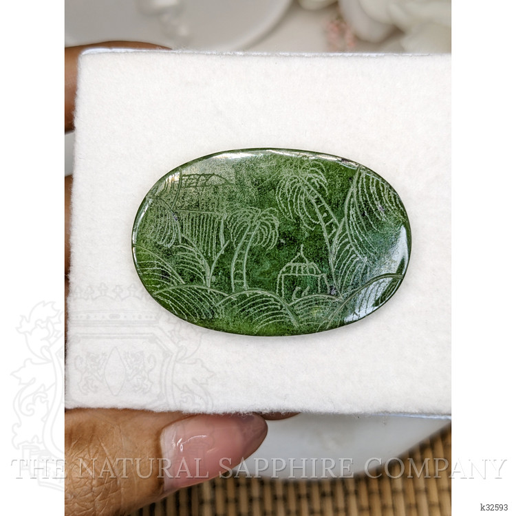 39.25 Ct. Green Jade from Burma (Myanmar)