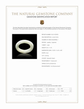12.18 Ct. Yellowish Green Jade from Burma (Myanmar) Scan Report